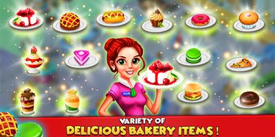 Bakery Shop : Restaurant Match 3 Game plakat