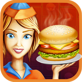 Fast Food Kitchen Burger icon