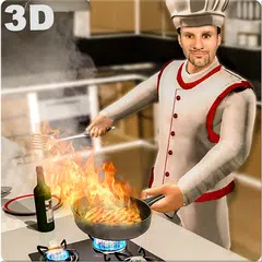 真正的烹飪遊戲的3D虛擬廚房廚師 APK 下載