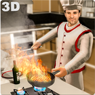Real Cooking Game 3D-Virtual Kitchen Chef آئیکن