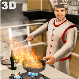 Real Cooking Game 3D-Virtual Kitchen Chef Zeichen