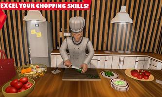 Real Cooking Game 3D-Virtual Kitchen Chef Ekran Görüntüsü 1