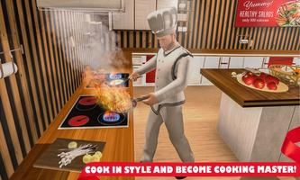Real Cooking Game 3D-Virtual Kitchen Chef स्क्रीनशॉट 2