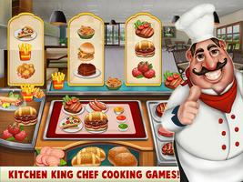 Kitchen King Chef Cooking Games पोस्टर