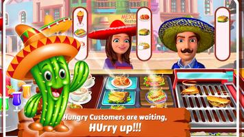 2 Schermata Mexican Food Kitchen Story Chef Cooking Games