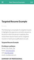 Best Resume Examples 海報