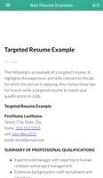 Best Resume Examples screenshot 2