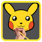 How To Draw Pokemon Characters-icoon