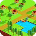 3D Pixel Color By Number Games - Landscape Design