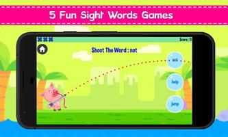 Kindergarten Sight Word Games - Learn Sight Words capture d'écran 2