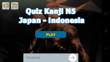 Quiz Kanji N5 Japan - Indonesia โปสเตอร์