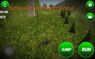 Big Forest Wolf Simulator imagem de tela 1