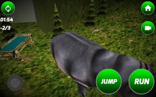 Big Hippopotamus Simulator تصوير الشاشة 1