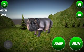 Big Hippopotamus Simulator imagem de tela 2
