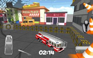 Fire Engine Park Simulation Ekran Görüntüsü 1