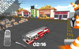 Fire Engine Park Simulation Ekran Görüntüsü 2