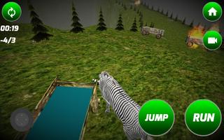 Angry Zebra Simulator ảnh chụp màn hình 1