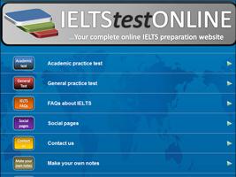 Complete IELTS practice tests الملصق