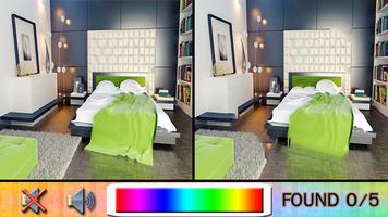 Find Difference bedroom 포스터