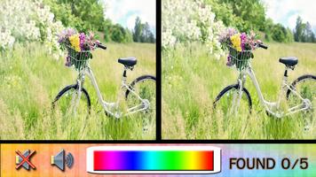 Find Difference bicycle Affiche