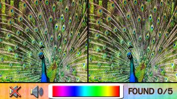 Find Difference peacock Screenshot 1