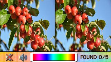 Find Difference jardin fruits capture d'écran 3