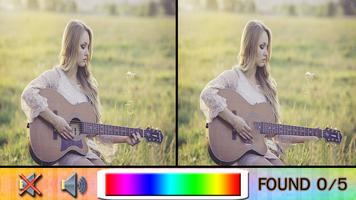Find Difference guitare Affiche