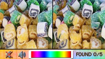 Find Difference candy Game اسکرین شاٹ 2