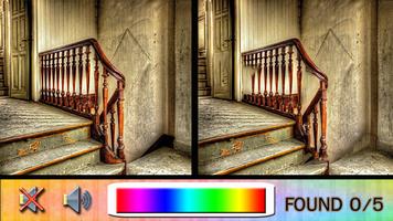 Find Difference escalier Affiche