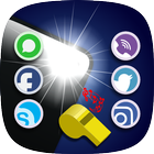 Flash Alert Call SMS - Whistle To Flashlight 图标