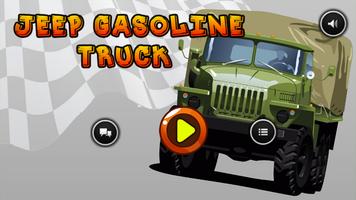 jeep gasoline truck Affiche