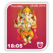 Digital Clock Ganesh LWP