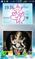 Digital Clock Ganesh LWP ภาพหน้าจอ 1