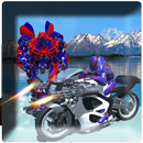 police moto robot transform APK