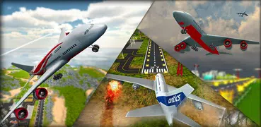 Simulador de vuelo de avión: juegos de avión 2020