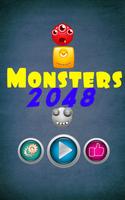 2048 Monsters Match Affiche