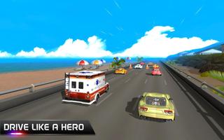 Ambulance Racer capture d'écran 1