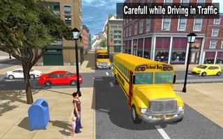 Modern School Bus Driving 3D Simulator screenshot 1