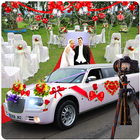 luxe bruiloft limousine bestuurder-icoon