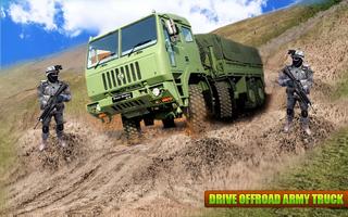 4x4 US Army Truck Offroad Driving Simulator Affiche