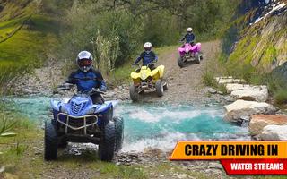 ATV Quad Bike Airborne Racing Affiche