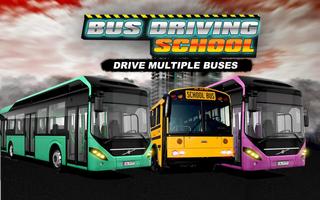 3D Bus Driving School Affiche