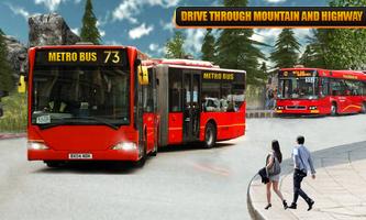 City Metro Bus Public Transport Affiche