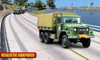US Army Truck Simulator 3D Game syot layar 2