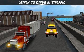 ट्रक ड्राइविंग स्कूल 3 डी स्क्रीनशॉट 3