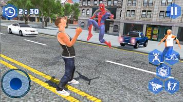 Spider Flying Superhero City Survival Mission تصوير الشاشة 1