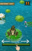 Manie de saut de grenouille Affiche