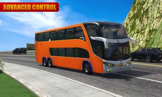 Mountain Offroad Bus Simulator Drive 3D syot layar 3