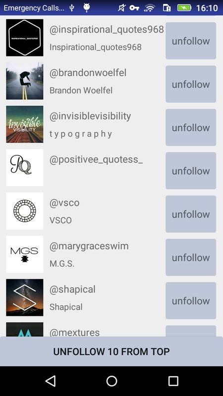 Unfollowers for IG for Android - APK Download - 450 x 800 jpeg 41kB