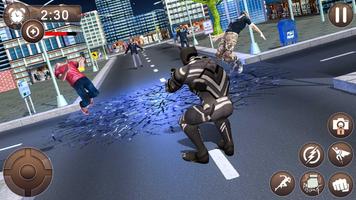 Panther Super Hero Crime City Battle capture d'écran 2
